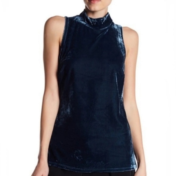NEW J. Crew Velvet Mockneck Sleeveless Tank Top Blouse S - Picture 5 of 5